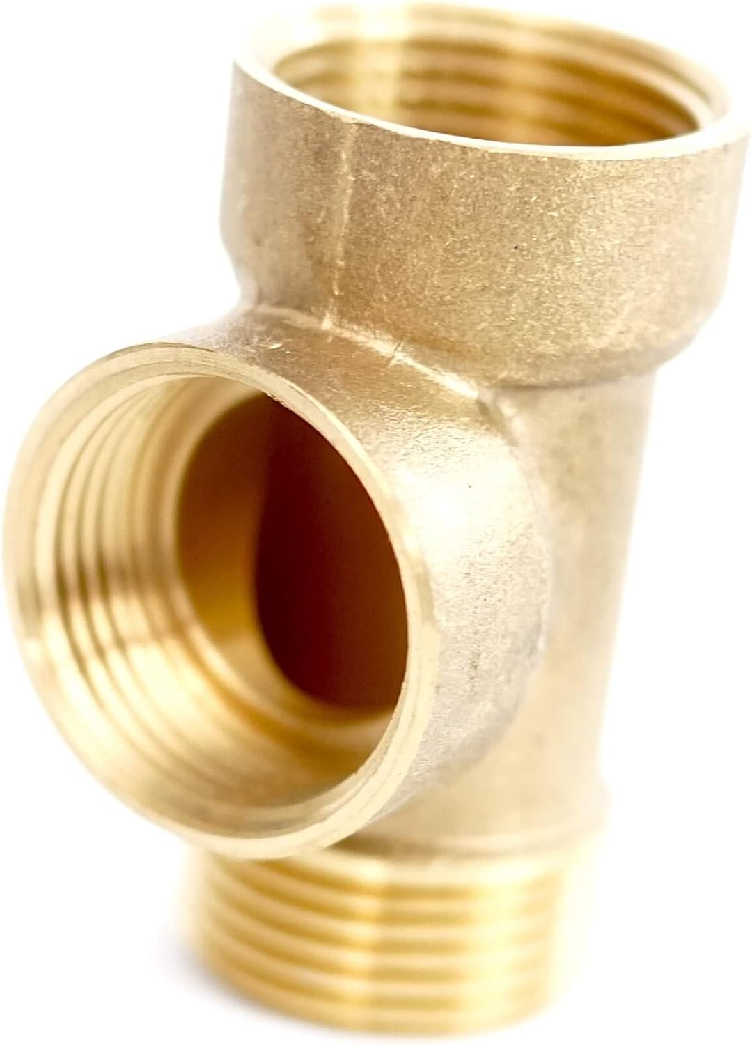 3-Wege-Verteiler aus Messing DN25 1" für Druckschalter Manometer Hauswasserwerk Trockenlaufschutz