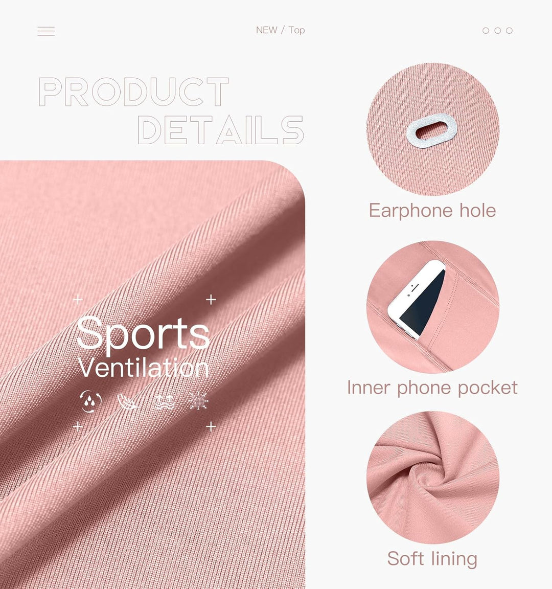 VUTRU Damen Tennisröcke Hohe Taille Tennis Skort mit Taschen Laufröcke Sport Golfrock mit Innenhose