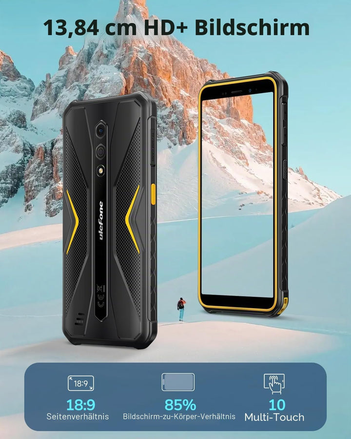Ulefone Armor X12 Outdoor Smartphone Android 13 Go 6GB + 32GB/256GB SD 4860mAh 5,45'' HD+ 13MP+8MP I