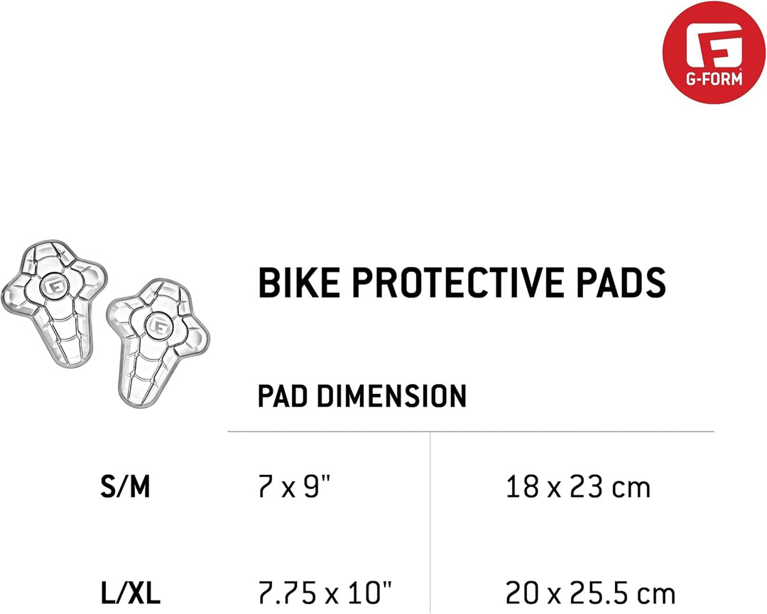 G-Form MX Abnehmbarer Hüftprotektor - Integrierbare Hüftpolster für Mountainbike- und Motorradbeklei