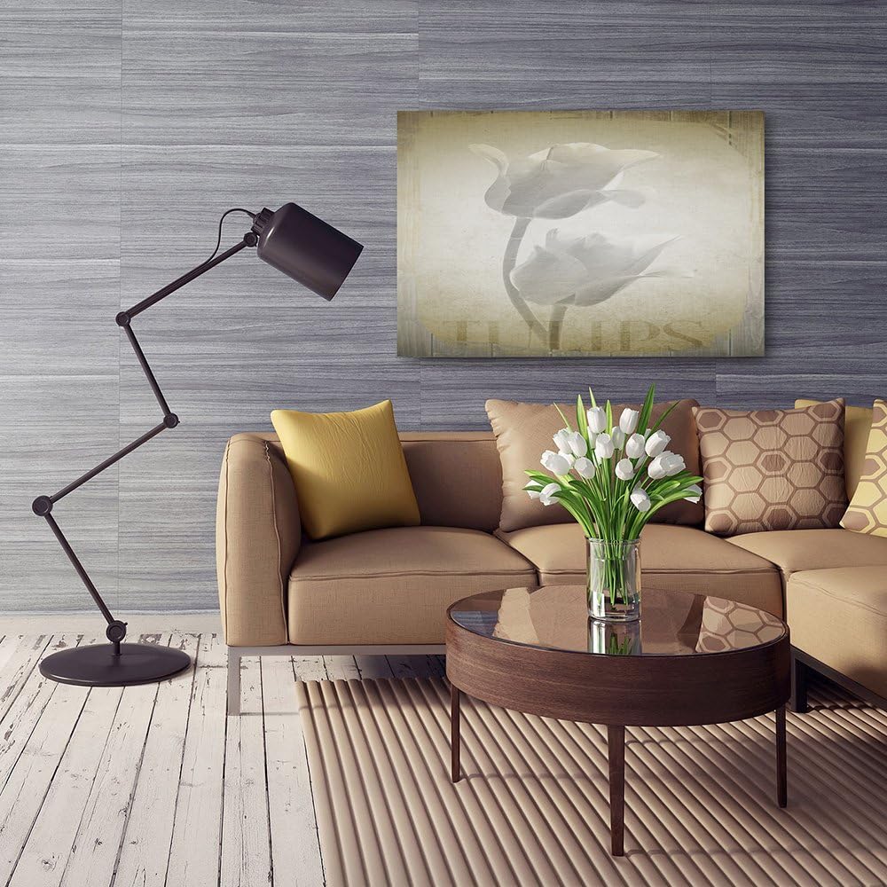 Feeby Frames, Leinwandbild, Bilder, Wand Bild, Wandbilder, Kunstdruck 50x70cm, BLUMEN, TULPE, NATUR,