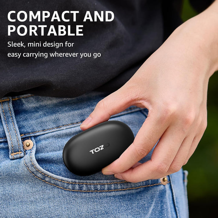 TOZO E1 Kopfhörer kabellos Bluetooth 5.3 Bluetooth Kopfhörer, In Ear Kopfhörer mit App, 30 Std Premi
