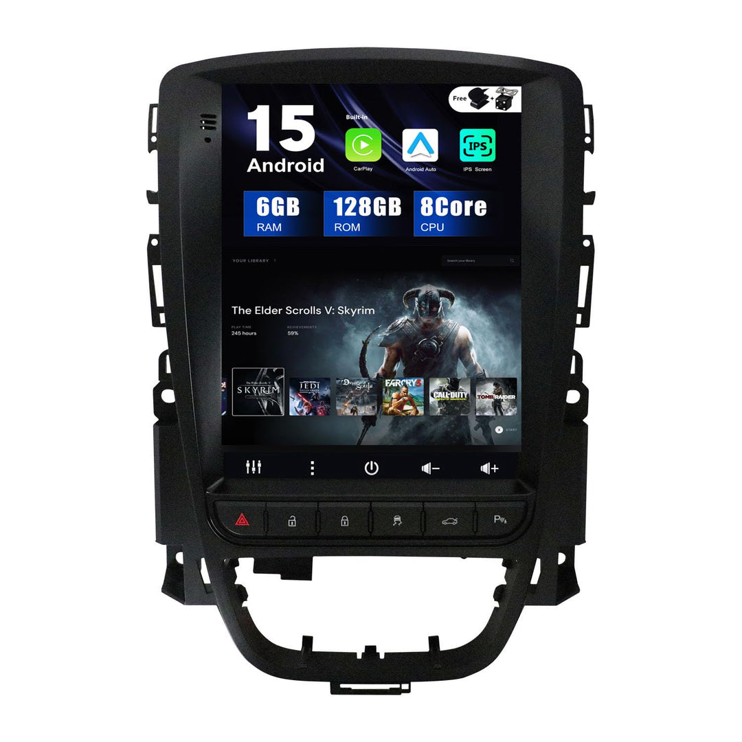 SXAUTO - 6G+128G - Android 12 IPS Autoradio für Opel Vauxhall Astra J Buick Excelle XT GT (2006-2016