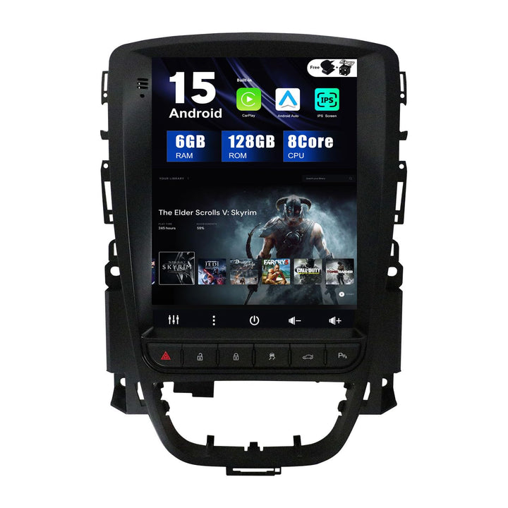 SXAUTO - 6G+128G - Android 12 IPS Autoradio für Opel Vauxhall Astra J Buick Excelle XT GT (2006-2016