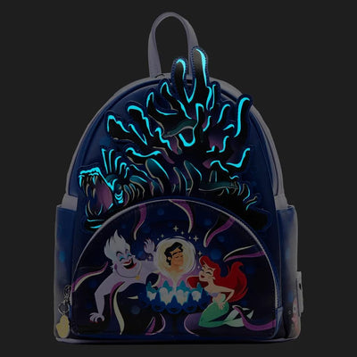 Loungefly Disney sac à DOS The Little Mermaid Ursula Lair