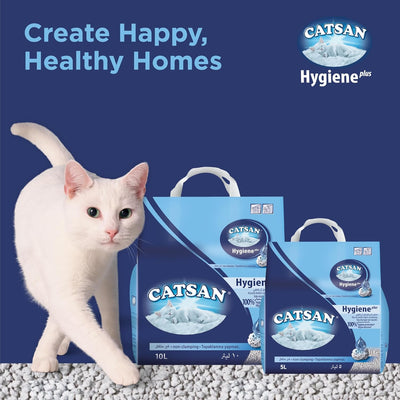 Catsan Hygiene Plus nicht klumpendes Katzenstreuung (1 x 10l), 10L
