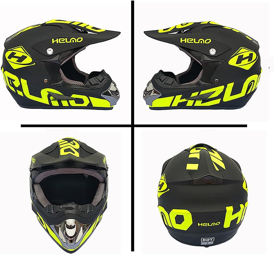 Jugend Motorradhelme,Kinderfahrradreithelm,Junge Und Mädchen, Roller Ski ATV Helm,ECE-Zertifizierung