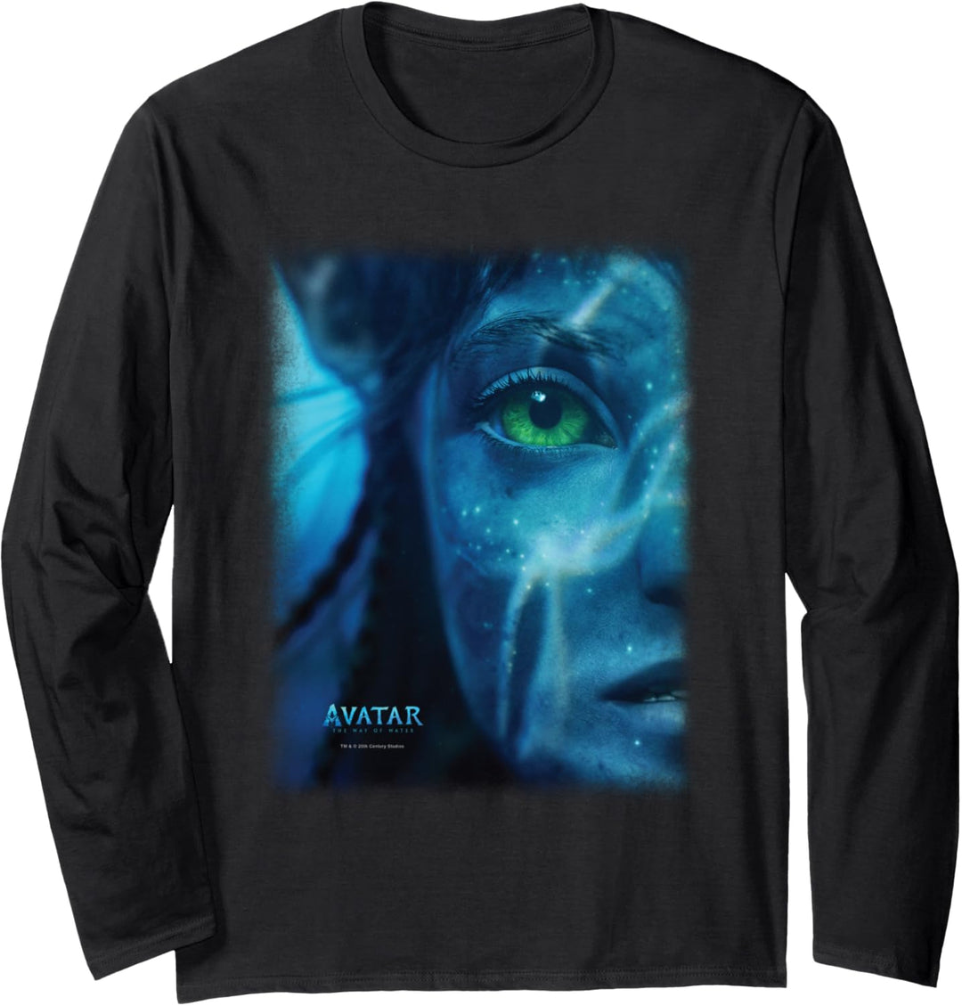 Avatar: The Way of Water Neytiri Na’vi Underwater Half Face Langarmshirt