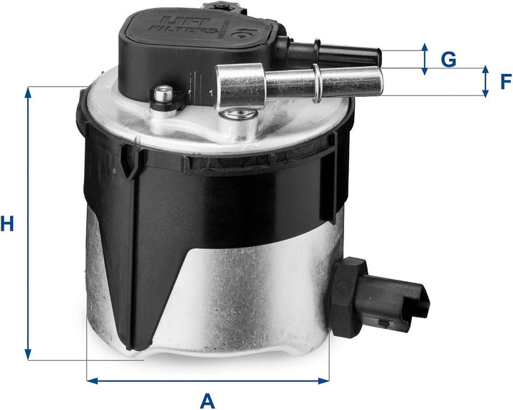 UFI FILTERS Filters 55.170.00 Dieselfilter