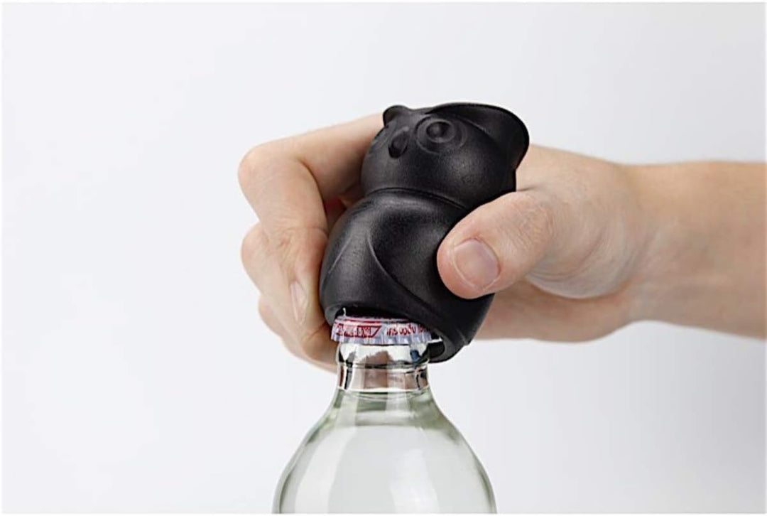 Korkenzieher – Flaschenöffner Thirsty Owl schwarz