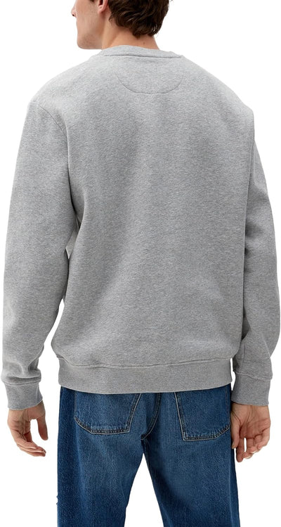 s.Oliver Men's 10.3.11.14.140.2122820 Sweatshirt Langarm, Grey/Black, S