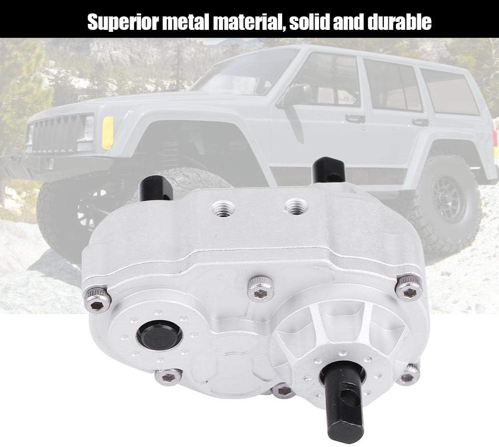 RC Crawler Transfer Case, Metall RC Car Transfer Case mit Schrauben für SCX10 / Gelande II D90 1/10