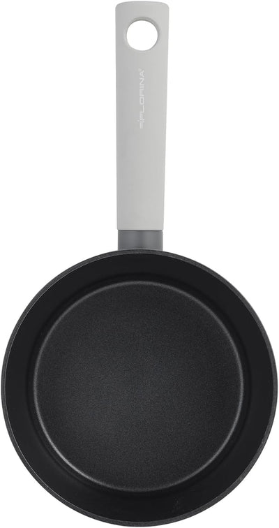FLORINA Aluminium Kasserolle Serrano 18 cm I Kasserolle mit Soft-Touch-Griffen I Leichte und robuste