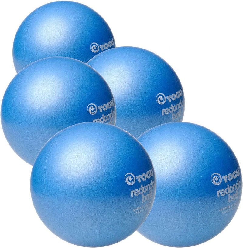 Togu Redondo Ball Kombis | 3er | 5er | 10er | Pilates-, Gymnastik-, und Fitnessball Blau 22cm 5 Bäll