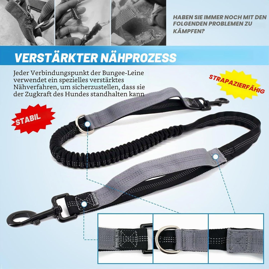 Leckerlitasche für Hunde, Bauchtasche für Hunde Zubehör-Leckerlibeutel mit Kotbeutelspender, reflekt