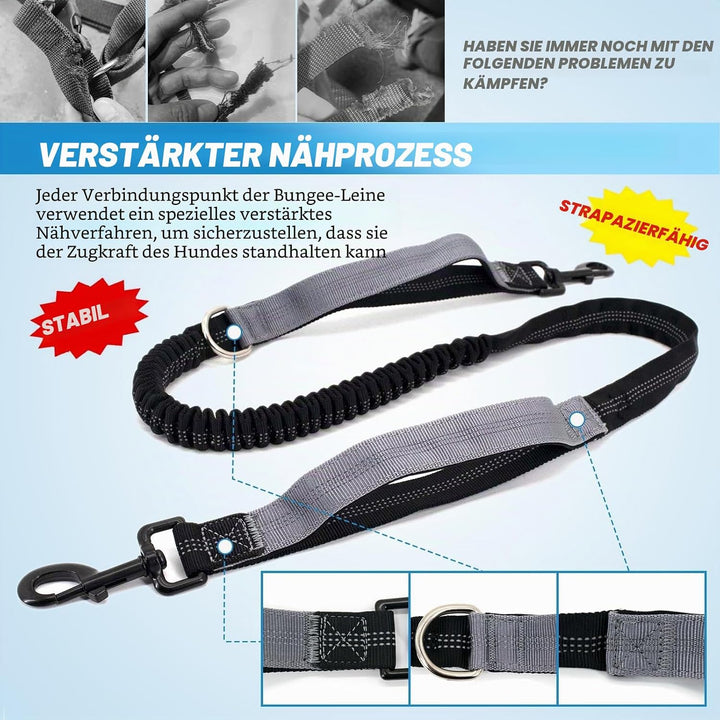 Leckerlitasche für Hunde, Bauchtasche für Hunde Zubehör-Leckerlibeutel mit Kotbeutelspender, reflekt