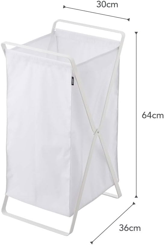 Laundry Basket - Tower - white Weiss, Weiss