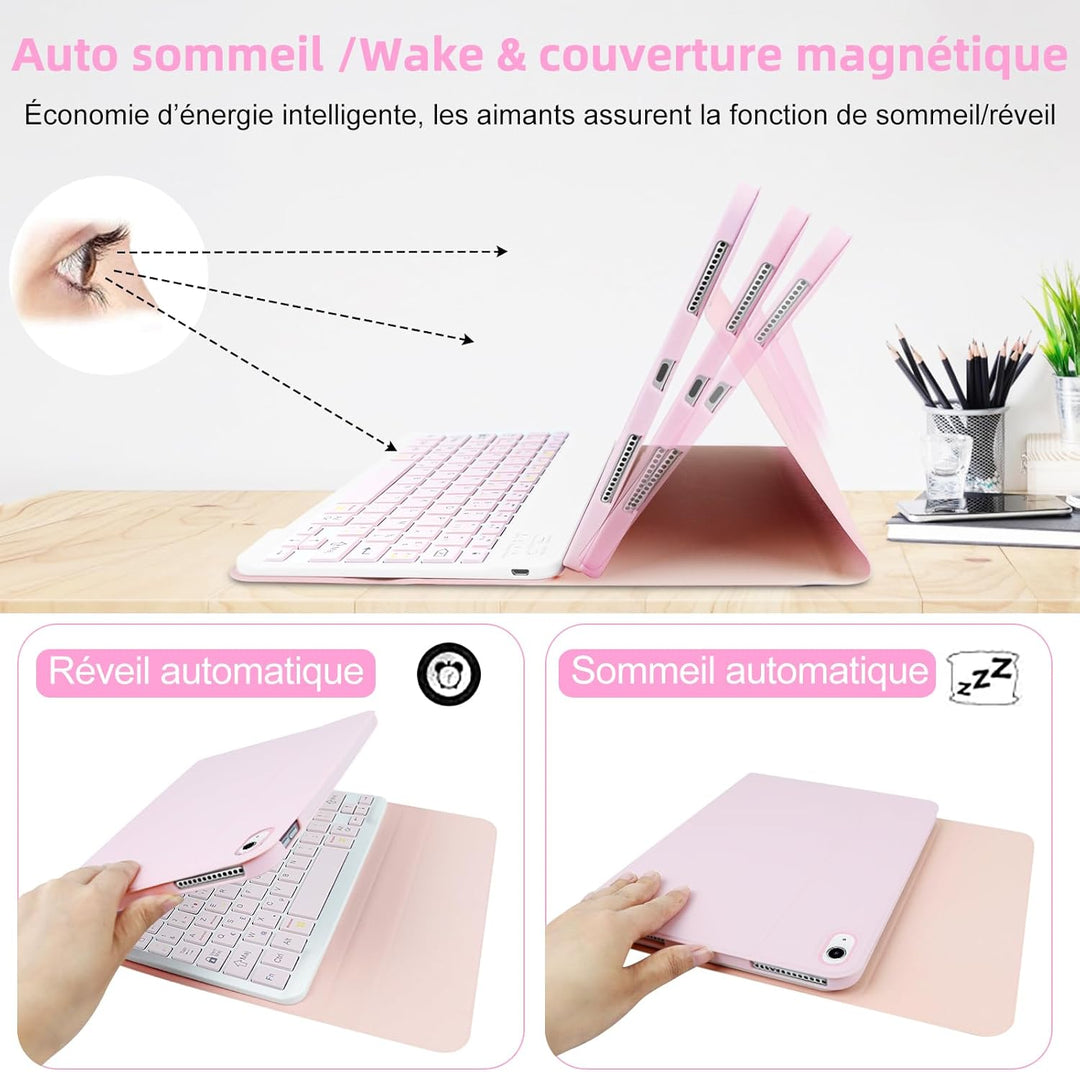 Lupxiu Tastaturhülle für iPad 10. Generation 10,9 Zoll 2022 / (A16) 11. Generation 11 Zoll 2025, abn