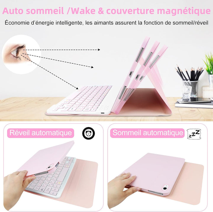 Lupxiu Tastaturhülle für iPad 10. Generation 10,9 Zoll 2022 / (A16) 11. Generation 11 Zoll 2025, abn