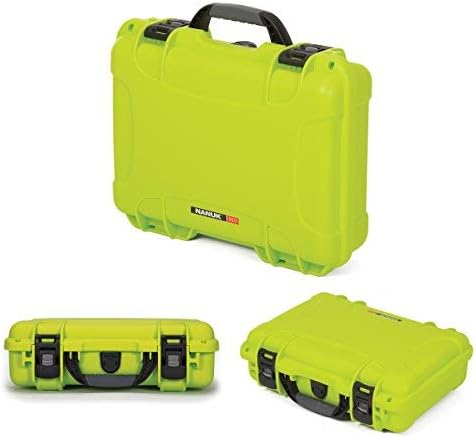 Nanuk 910 wasserdichter Hartschalenkoffer leer Lime Leer Etui, Lime Leer Einfarbig