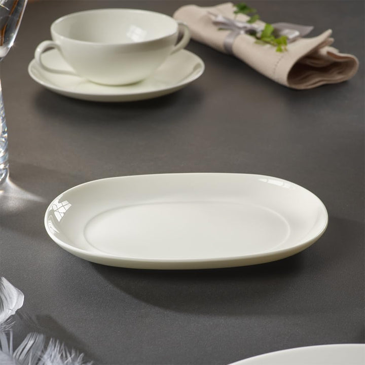 Villeroy & Boch, Anmut, Beilagenschale rund, 20 cm, Premium Bone Porzellan, weiss 20 cm Elegant & Kl