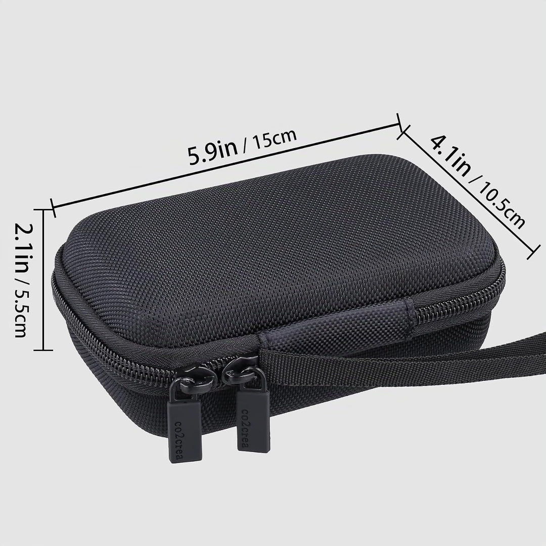 co2CREA Harte Reiseschutzhülle Etui Tasche für Xvive P3 P3D Wireless XLR Bluetooth-Empfänger System