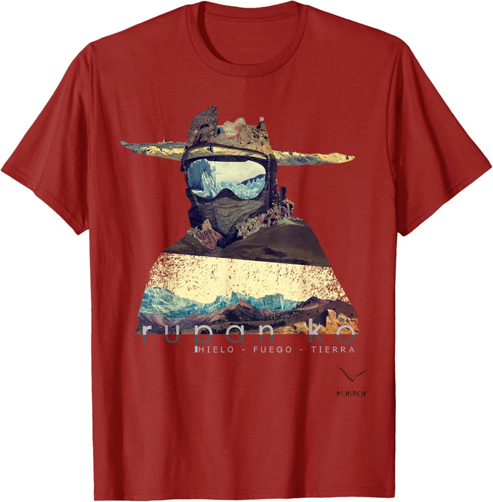MUNROI rupan ko shirt HUMANO#1 Patagonien Expedition T-Shirt