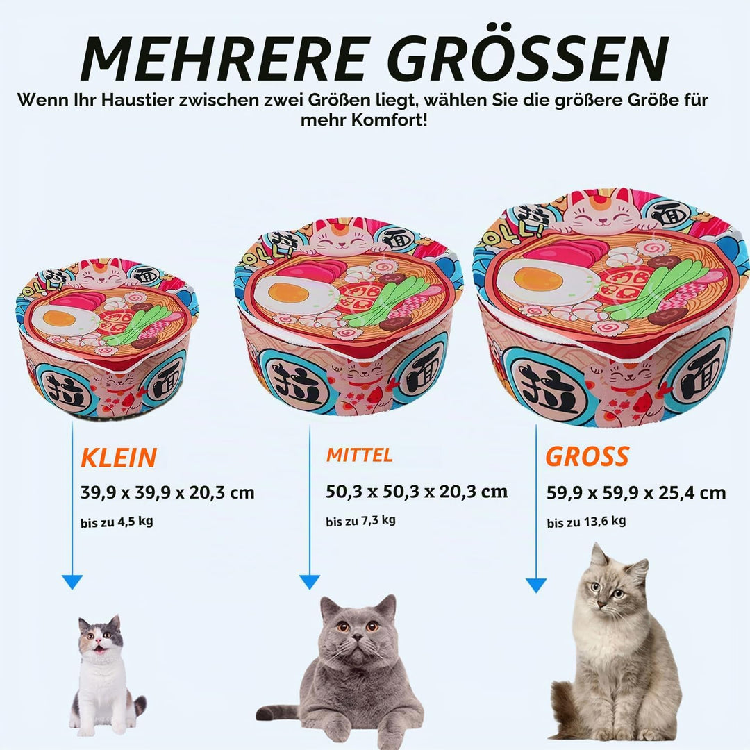 Katzenhöhle, Katzenbetten, Kuschelhöhle für Kätzchen, Bequemer Schlafplatz für Katzen Welpen, Plüsch