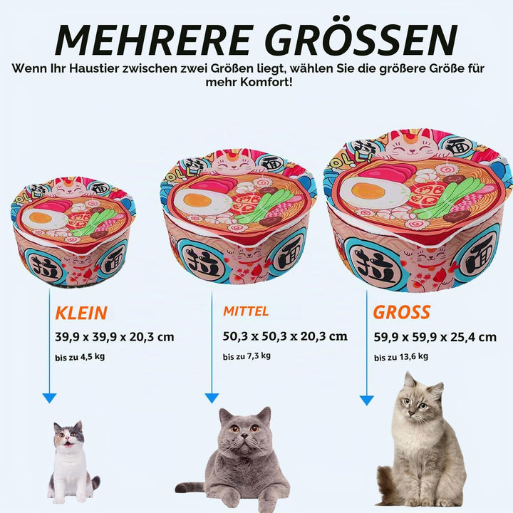 Katzenhöhle, Katzenbetten, Kuschelhöhle für Kätzchen, Bequemer Schlafplatz für Katzen Welpen, Plüsch