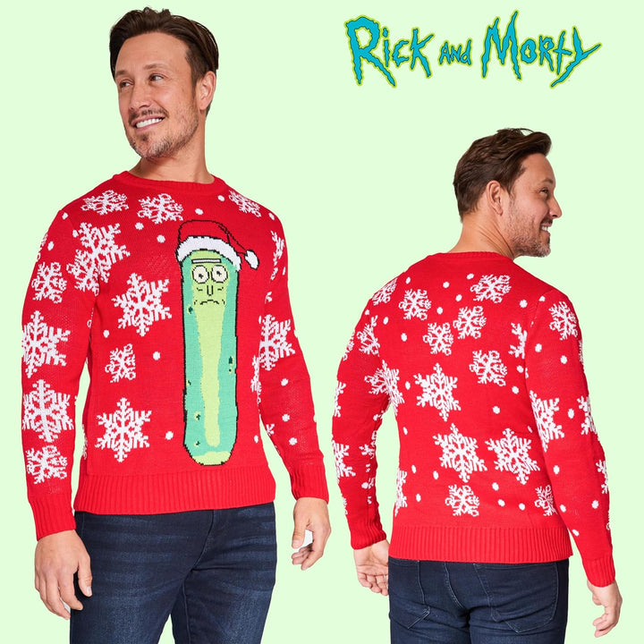 RICK AND MORTY Weihnachtspullover Herren - Christmas Pullover in M-2XL, Festlicher Christmas Sweater