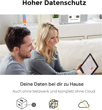homee Smart Home Starter-Set mit Zentrale und EnOcean Cube - Steuerung per App - Sprachsteuerung mit