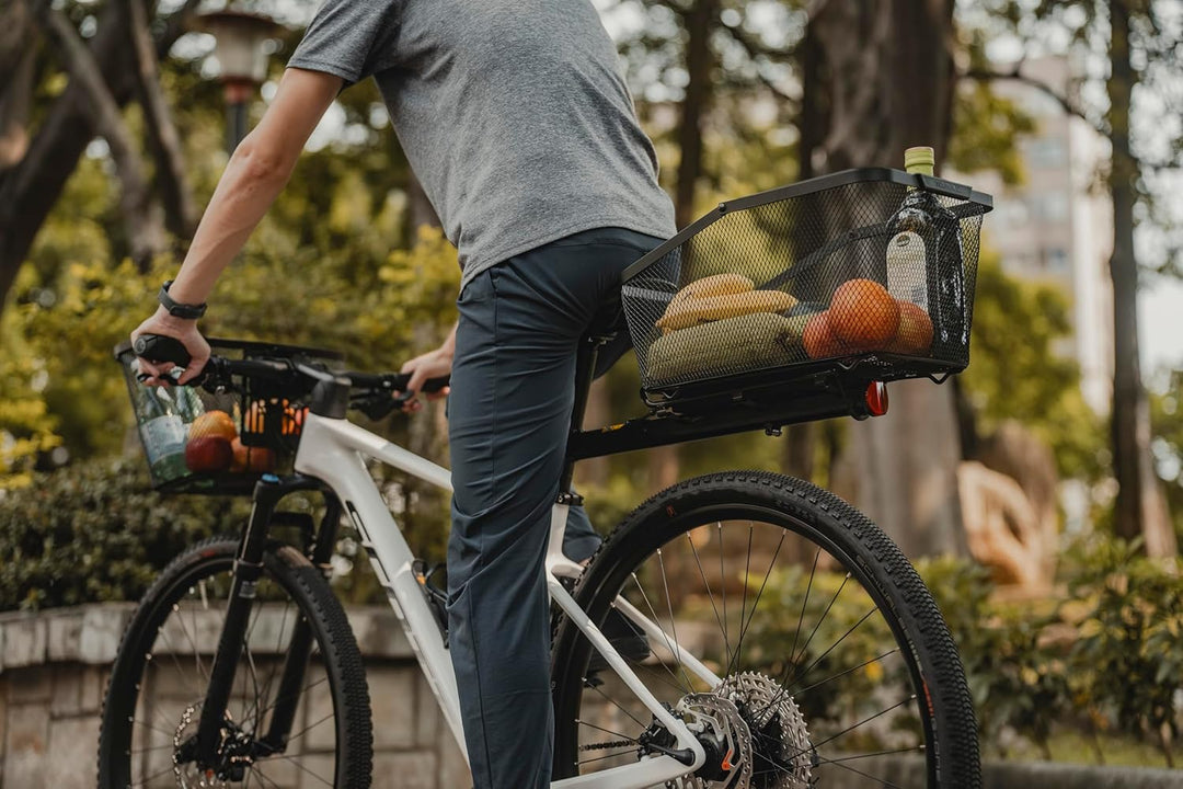 Topeak Urban Basket Rear Gepäckträgerkorb 24 L – Stabiler Metallkorb mit QuickTrack 2.0-System, Trag