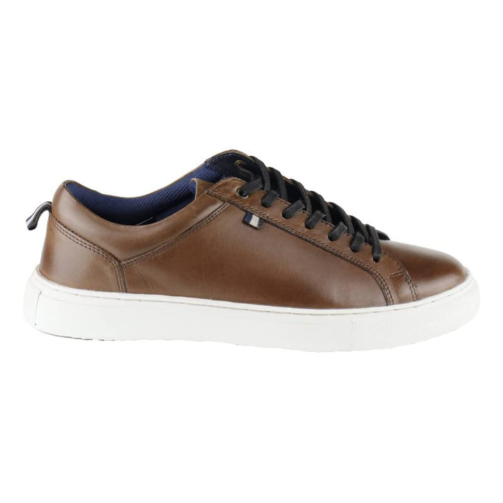 Silver Street London Holden Men's Leder Sneaker Shoes Grössen 41-46, Braun
