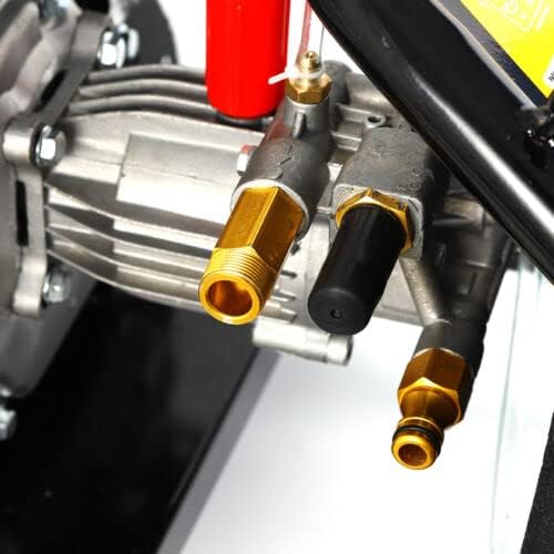 Benzin Hochdruckreiniger Motor Dampfstrahler FläChenreiniger Mit Schlauch Benzinmotor 170 Bar 5 Spez