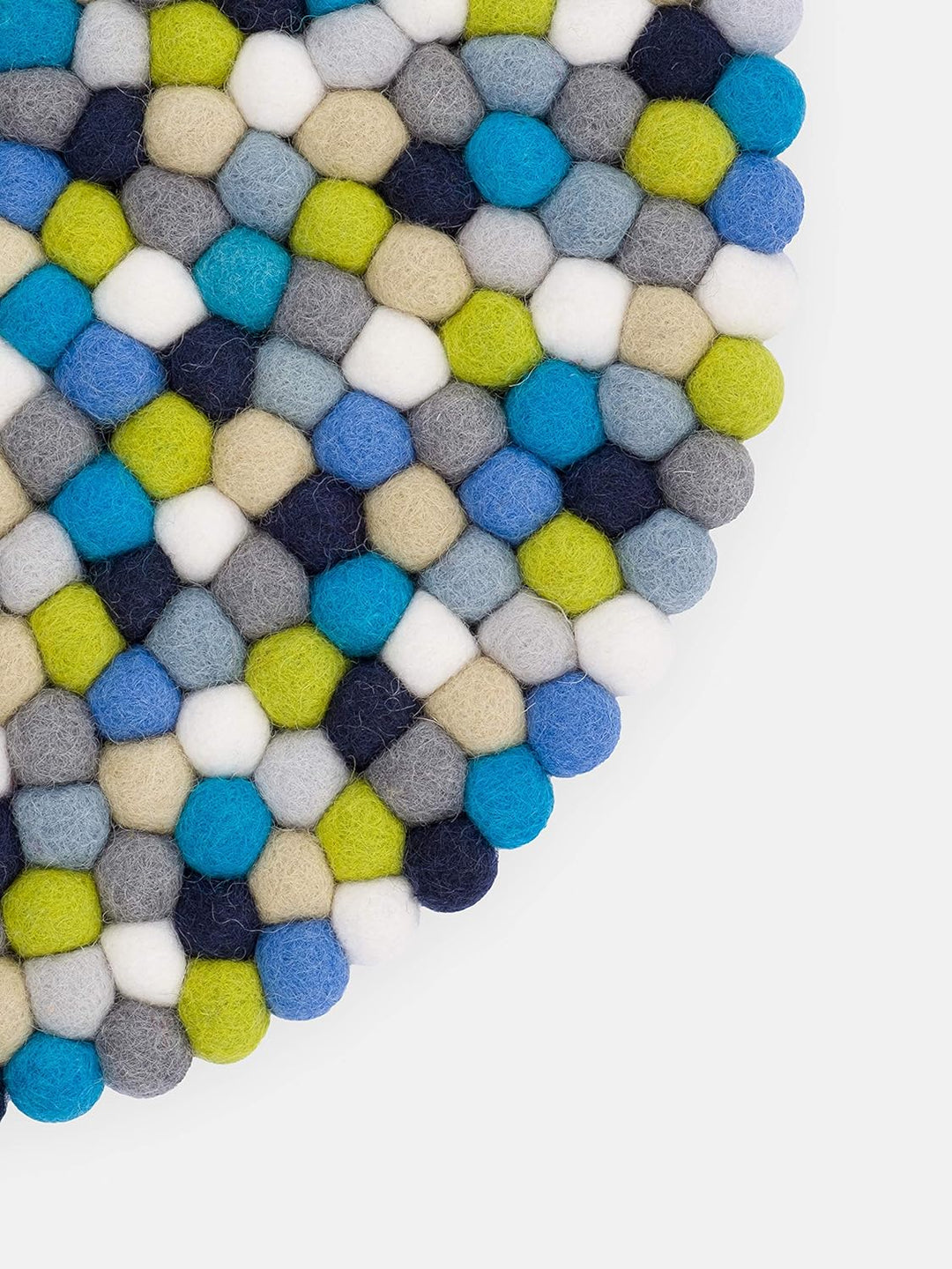 myfelt Filzkugel Sitzauflage/Stuhlauflage - Fritz - 36 cm, bunt