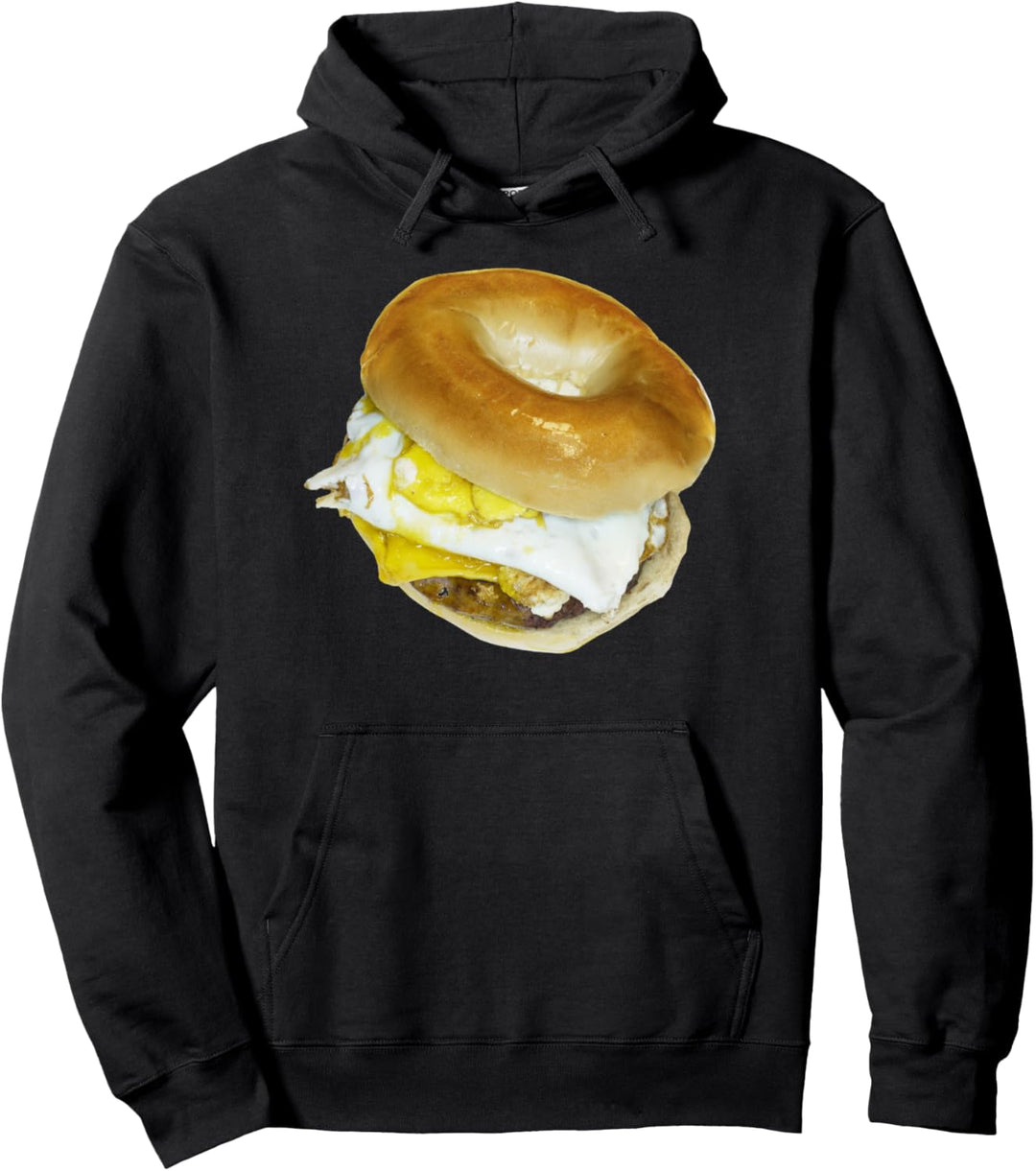 Bagel Sandwich-Ei Käsewurst Pullover Hoodie