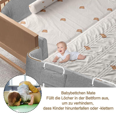 LZQ Bettgitter Rausfallschutz Bettschutzgitter Kinderbettgitter Bettkantenschutz Schutzgitter Bett B