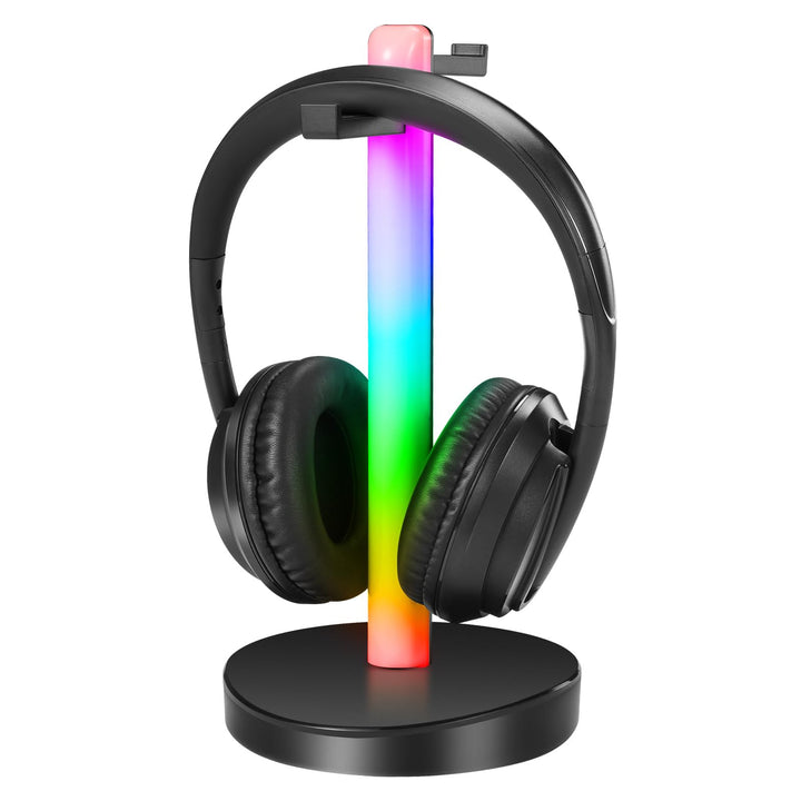Funkkopfhörer für Fernseher, Over-Ear kabellose kopfhörer mit RF Sender, Kopfhörer-Ständer mit RGB-B