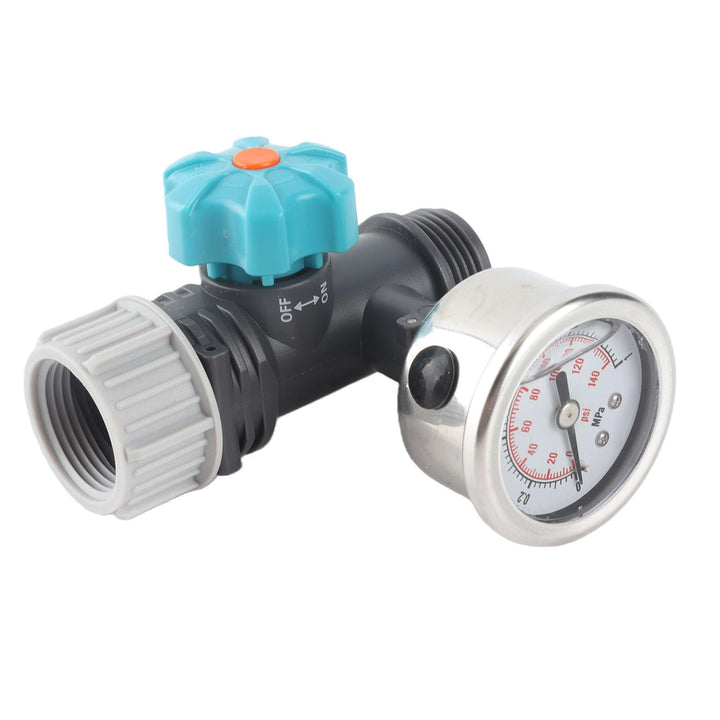 Wasserdruck Ventil, G3/4in Einstellbares Wasserdruck Regler Ventil mit Druck Messgerät Wasserdruck M