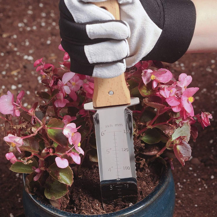 Nisaku Pflanzmesser, Hori-Hori Japanisches Gartenwerkzeug, rostfrei - Nisaku Made in Japan