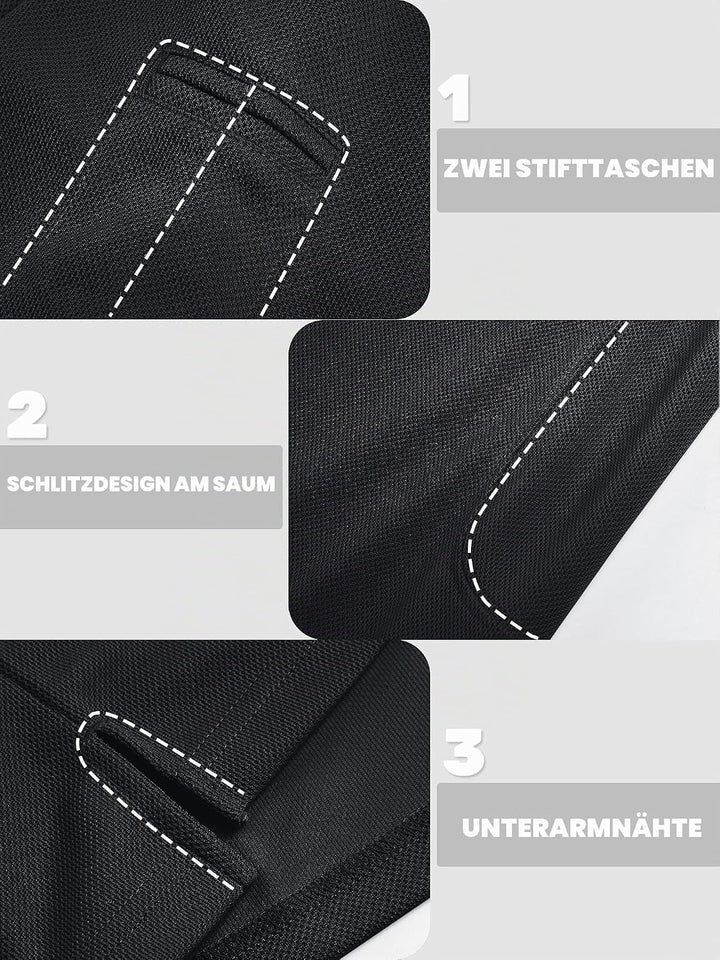 TACVASEN Herren Poloshirt Langarm Golf Tshirts Tactical Shirt Leicht Atmungsaktiv Freizeitshirts mit