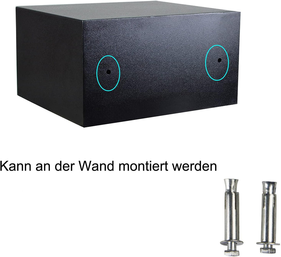 Tresor Klein Elektronischer Safe, Safe Tresor Feuerfest Möbeltresor Dokumententresor Geldschrank Wan