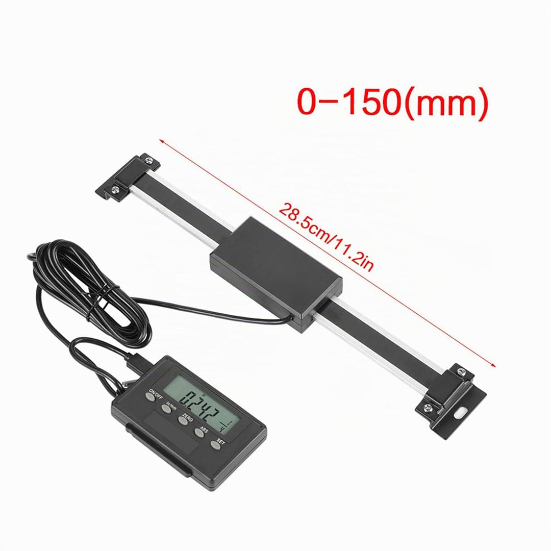 YWBL-WH 0-150mm Digitalanzeige, Digitalanzeige Linearmassstab DRO Remote LCD für Fräsmaschinen oder