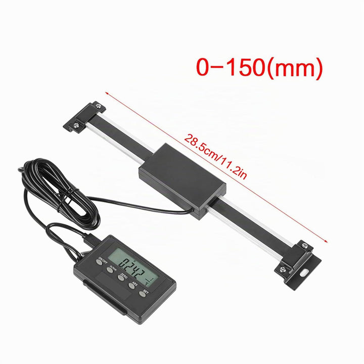 YWBL-WH 0-150mm Digitalanzeige, Digitalanzeige Linearmassstab DRO Remote LCD für Fräsmaschinen oder