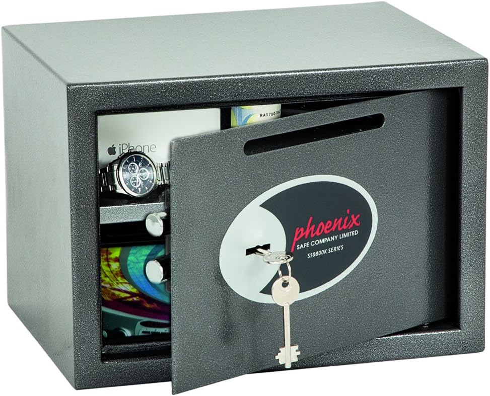 Phoenix SS0802KD Vela Deposit Home & Office Safe mit Schlüsselschloss (klein)