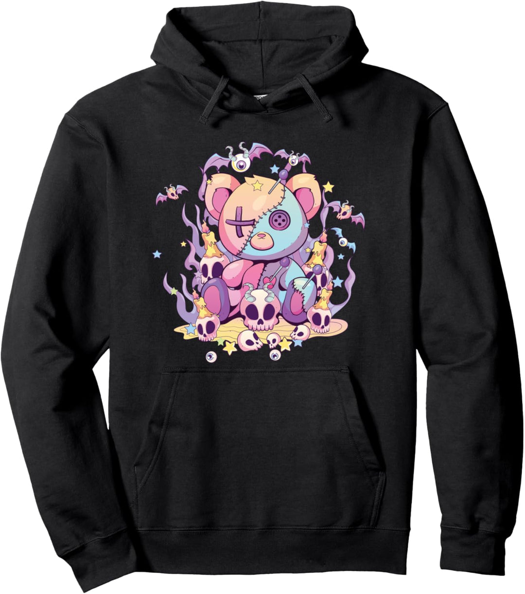 Pastell Goth Teddybär Voodoo Puppe Niedliche Ästhetik für Pullover Hoodie