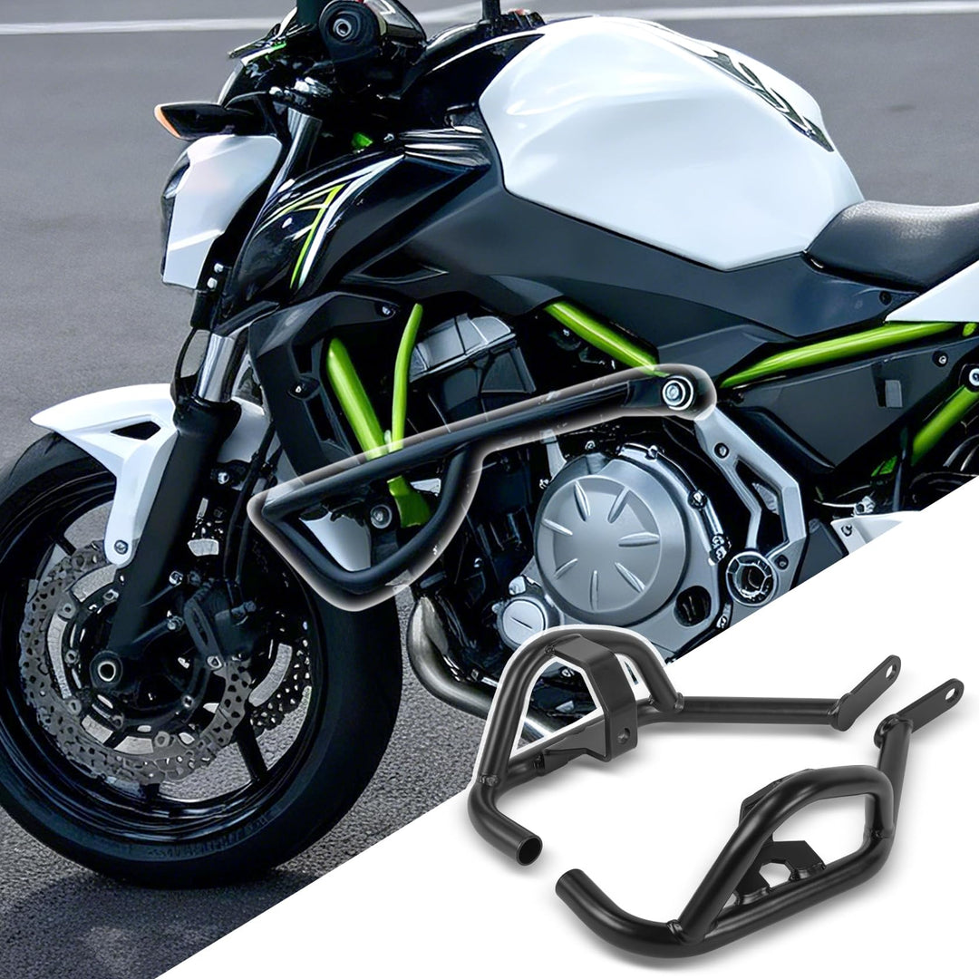 Motorrad Sturzbügel Schutzbügel Unten für Z650 Z 650 2017-2025, Schwarz