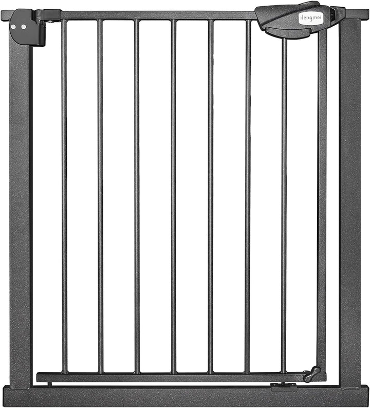 HENGMEI Türschutzgitter Treppengitter ohne bohren Baby Schutzgitter 75-85cm Schliesst automatisch Gi