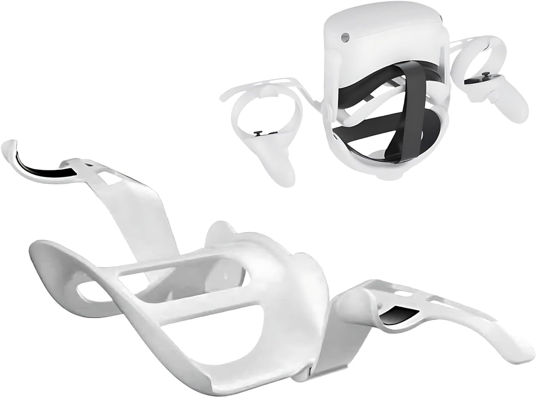 MODJUEGO VR Wandhalterung mit Haken, Aufbewahrungsregal für Oculos Quest 2, Pico 4, Pico 3, PS5 VR B