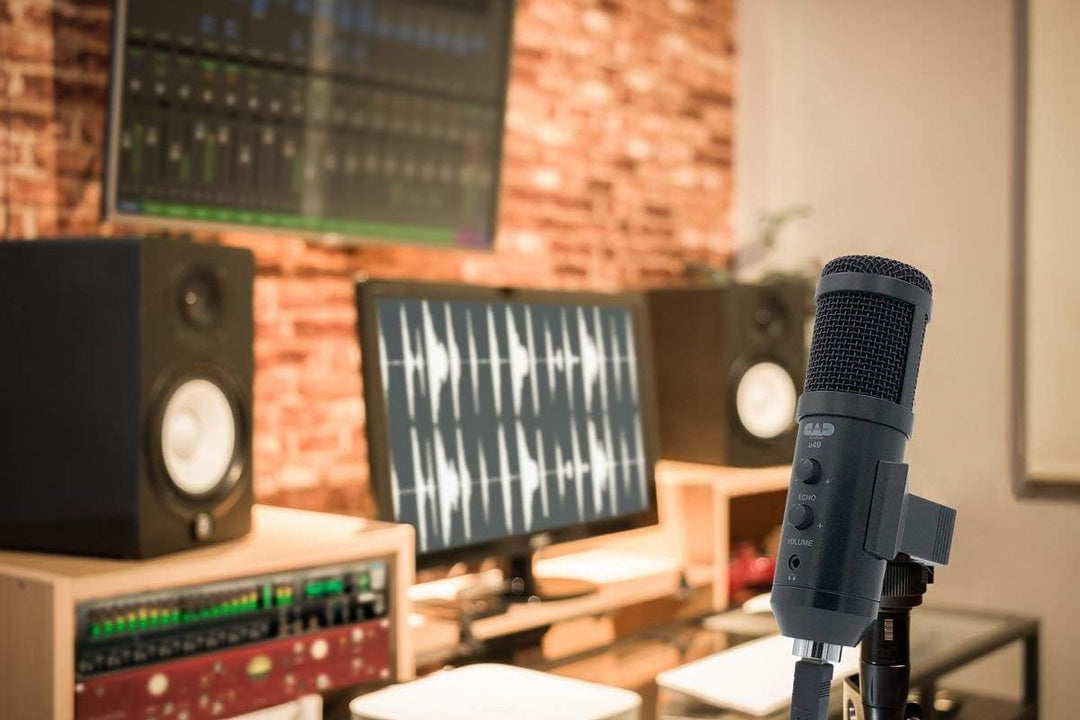 CAD Audio U49 USB Grossmembran Kondensatormikrofon (Charakteristik: Niere, 20 Hz - 20 kHz, integrier
